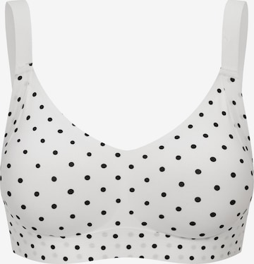 cfab (formerly creamy fabrics) - Sujetador 'Seamless Compact Push-Up BH' en blanco: frente