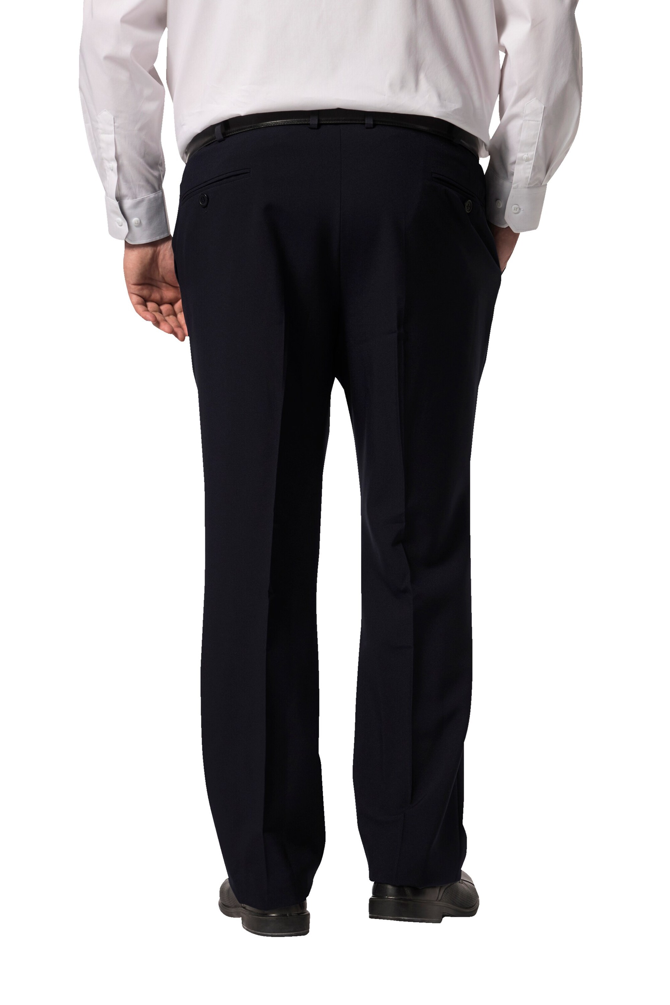 Men Plus Regular Pants in Blue