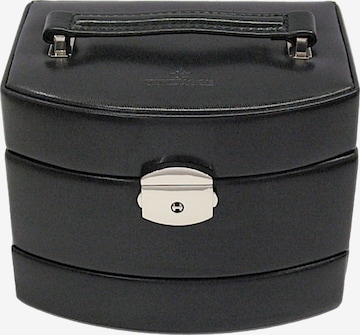 WINDROSE Schmuckkaste 'Merino' in Schwarz: Vorderseite