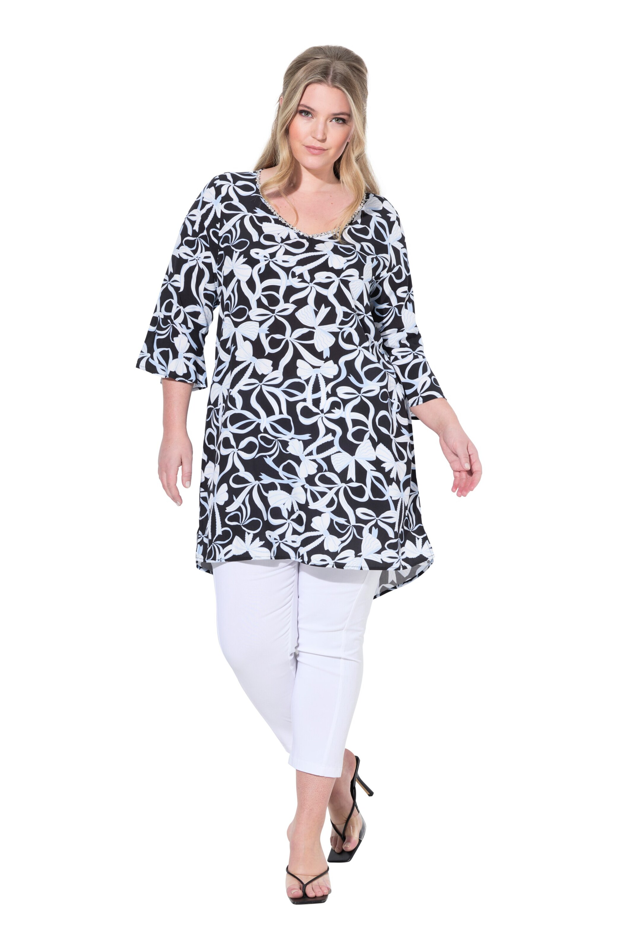 MIAMODA Tunika in Schwarz: Vorderseite