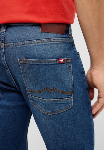 MUSTANG Slimfit Hose 'Vegas' in Blau