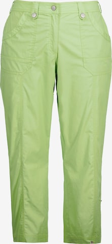 Ulla Popken Pants in Green: front