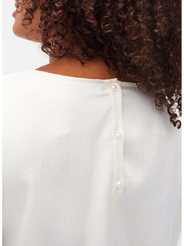 Zizzi - Blusa 'MKIM' em branco