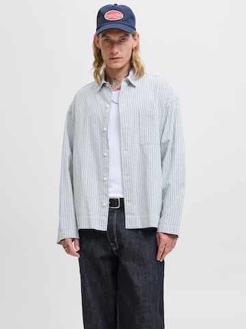 JACK & JONES - Ajuste confortable Camisa en azul: frente