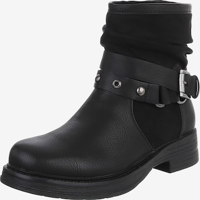 Ital-Design Stiefelette in schwarz, Produktansicht