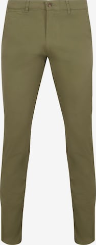 Suitable Regular Chino 'Plato' in Groen: voorkant