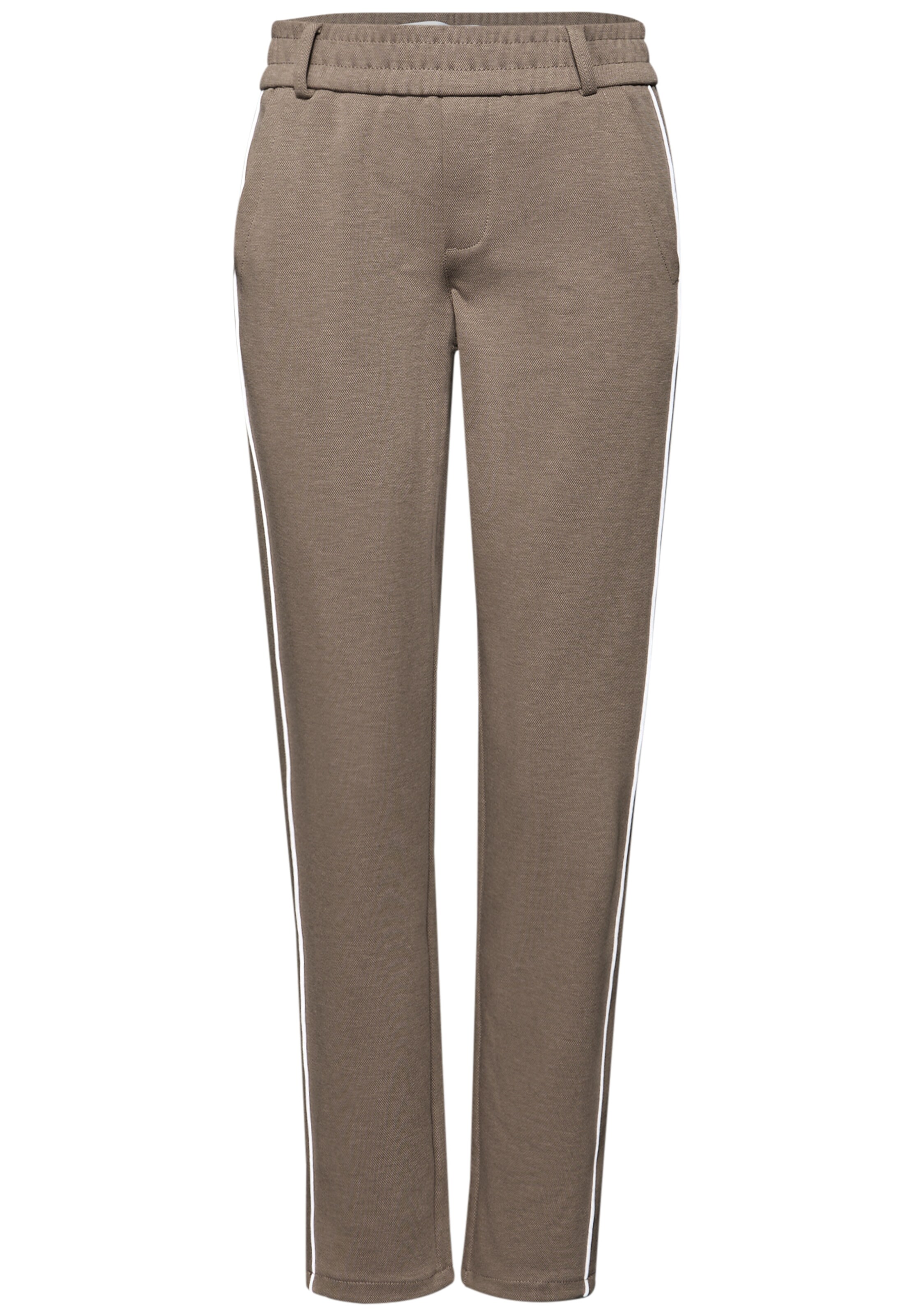 STREET ONE Slim fit Pants in Brown: front