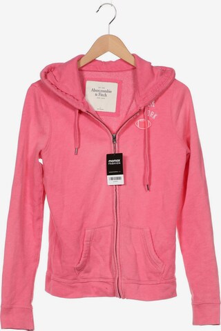 Abercrombie & Fitch Sweatshirt & Zip-Up Hoodie in L in Pink: front