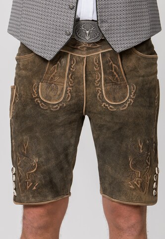STOCKERPOINT Regular Traditional pants 'Lewis' in Brown