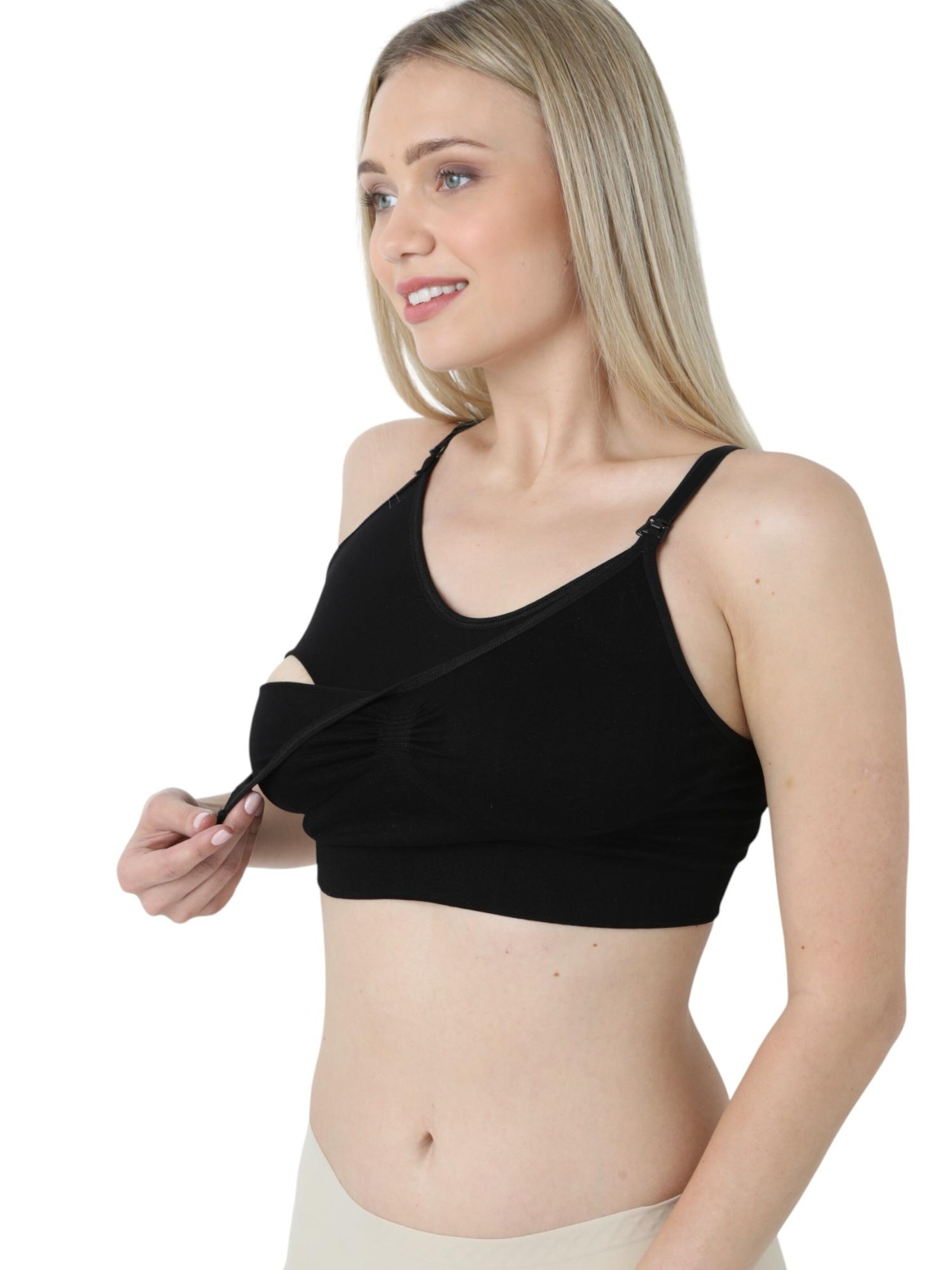 fashionshowcase Voedingsbh 'MumEase' in Zwart