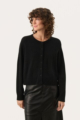 Cardigan Part Two en noir : devant