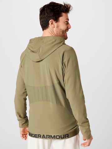 UNDER ARMOUR Trainingsjack 'Perforated' in Groen