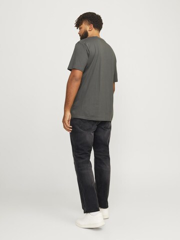 Jack & Jones Plus Slimfit Jeans 'JJIGLENN JJORIGINAL' in Schwarz