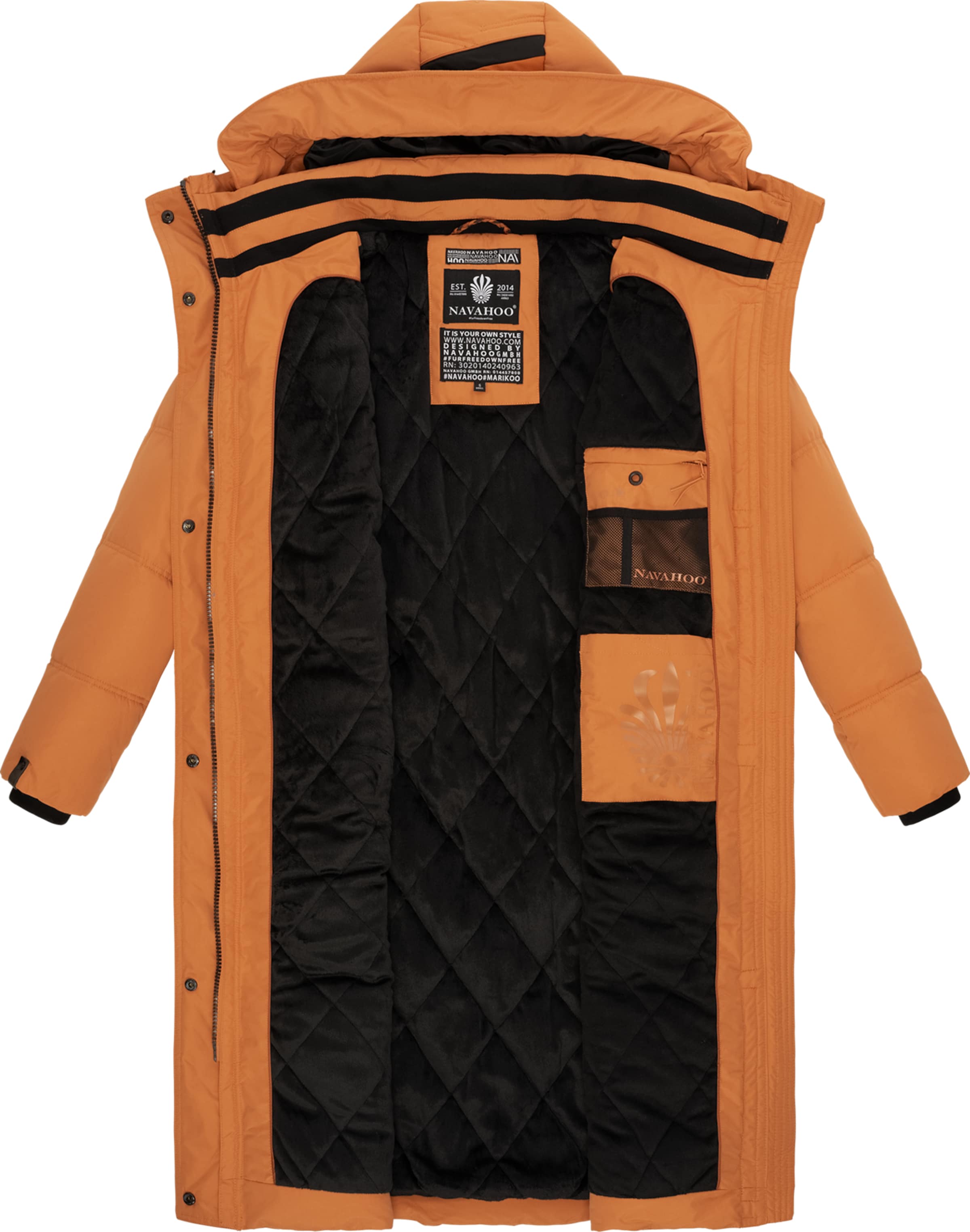 Manteau d’hiver 'Kuschelmausi' NAVAHOO en marron