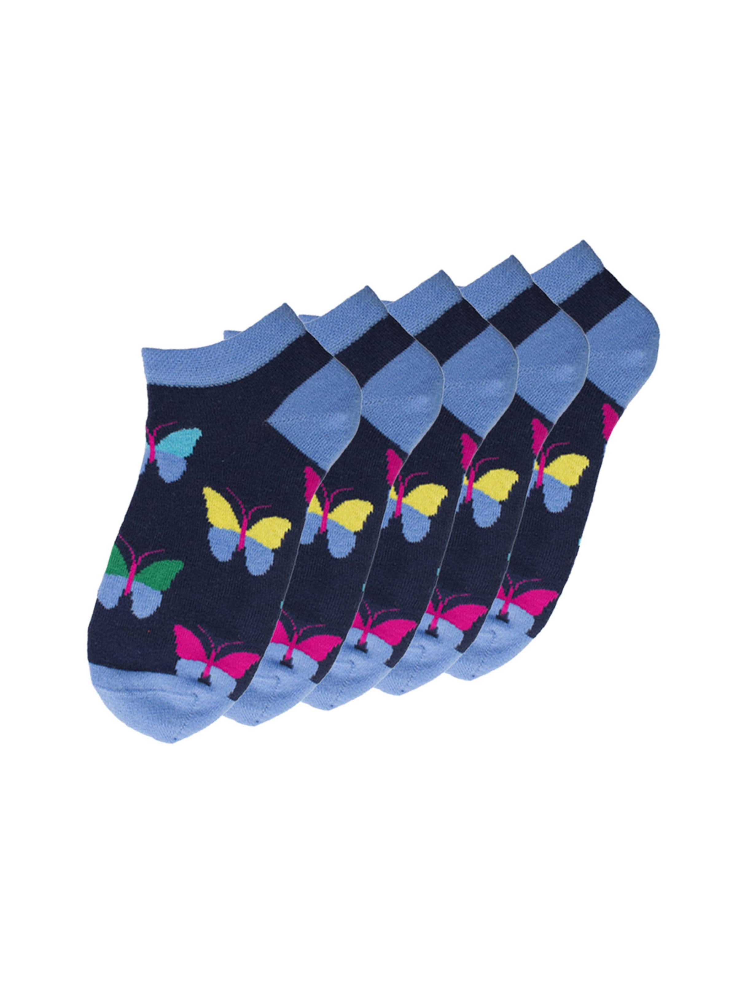 UNABUX Socks in Dark blue / violet / Mixed colors, Item view