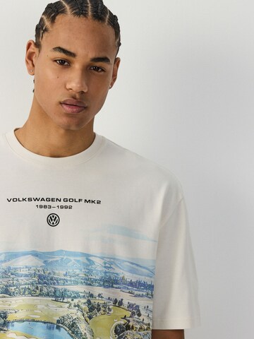 T-Shirt Next en blanc