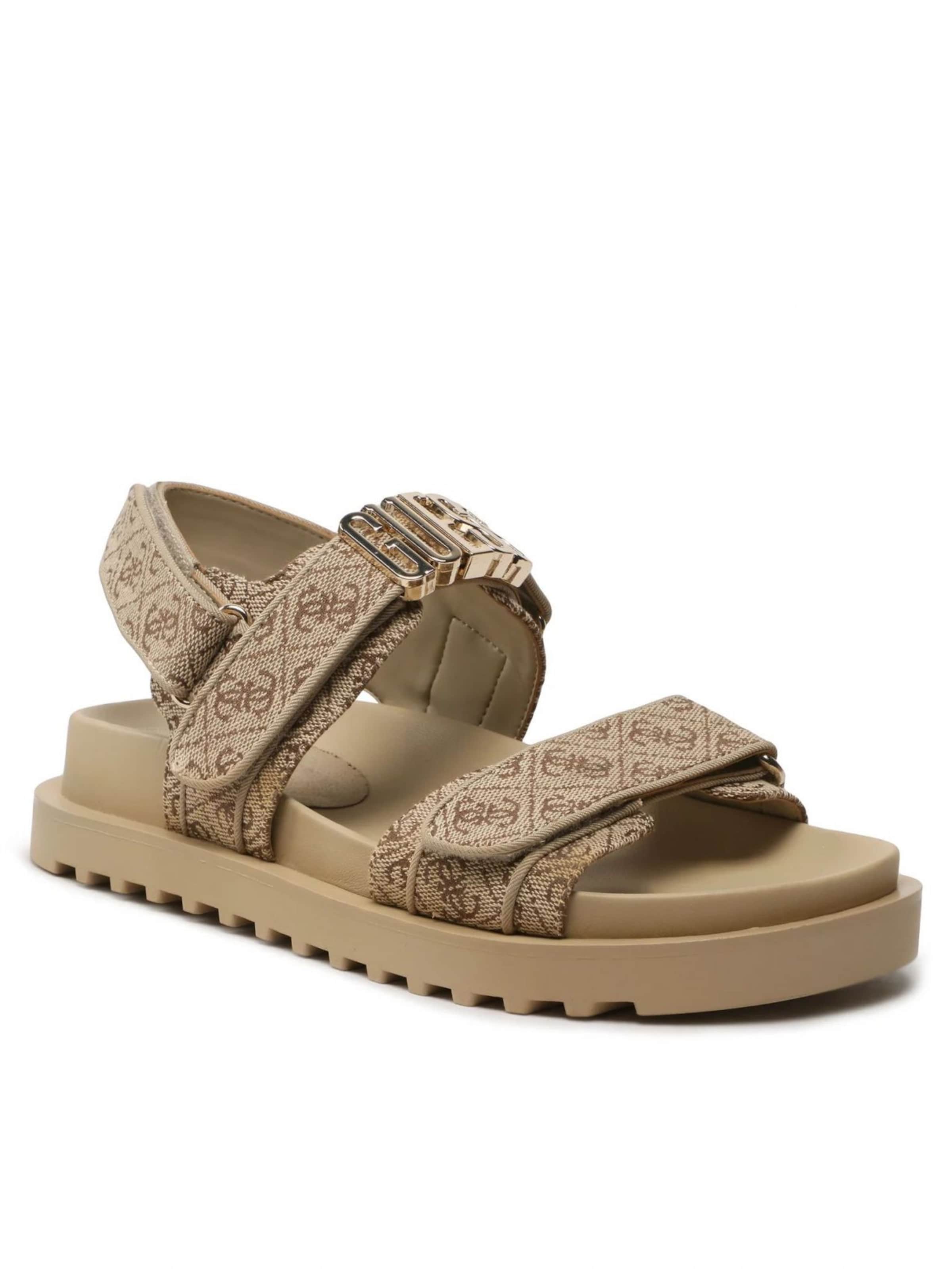GUESS - Sandalias en beige: frente