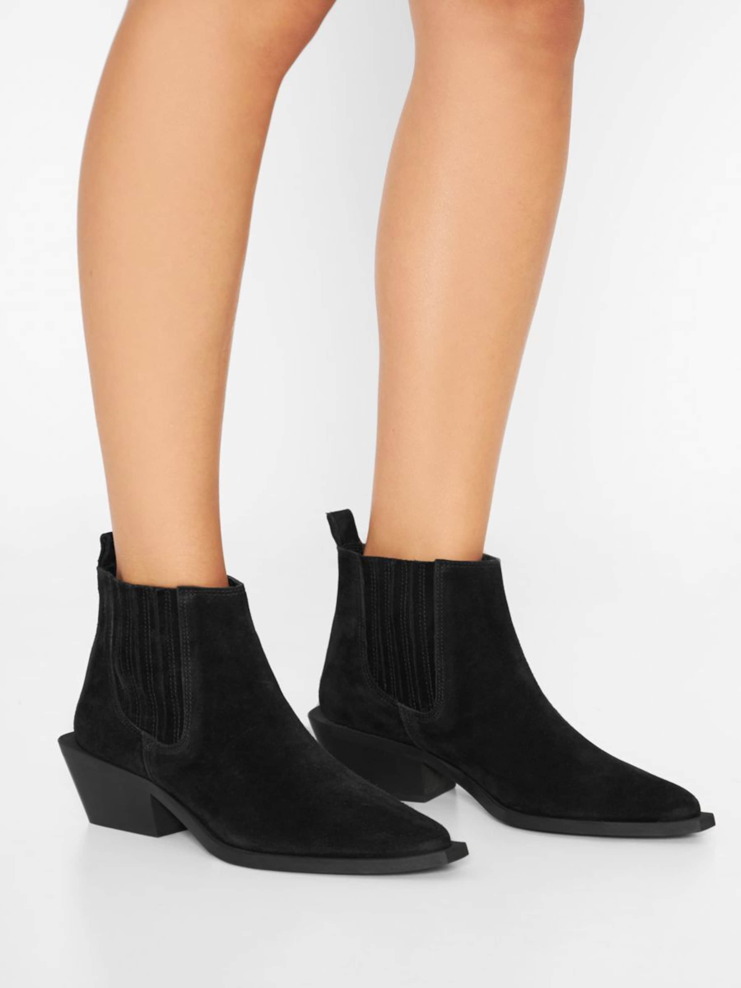 Chelsea top boots bianco
