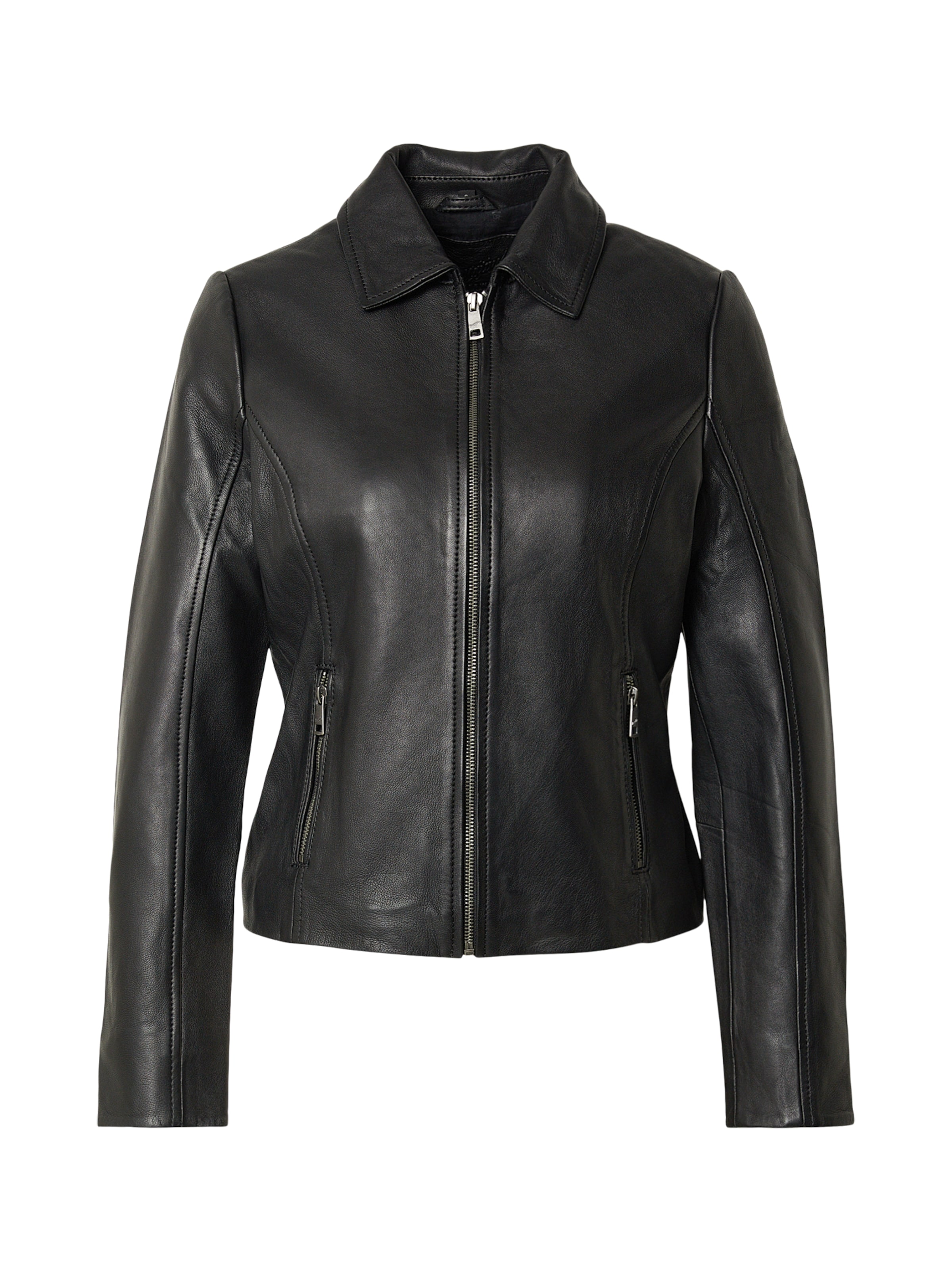 Veste mi-saison 'Loana' Mauritius en noir : devant