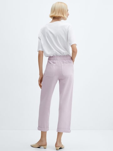 Regular Pantalon 'Camila' MANGO en violet