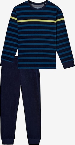 SCHIESSER - Pijama ' Nightwear ' en azul: frente