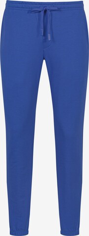 Effilé Pantalon de pyjama Mey en bleu : devant