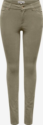 Skinny Pantalon 'Blair' ONLY en vert : devant