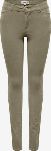 Skinny Pantalon 'Blair' ONLY en vert : devant