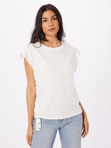 T-shirt G-Star RAW en blanc : devant