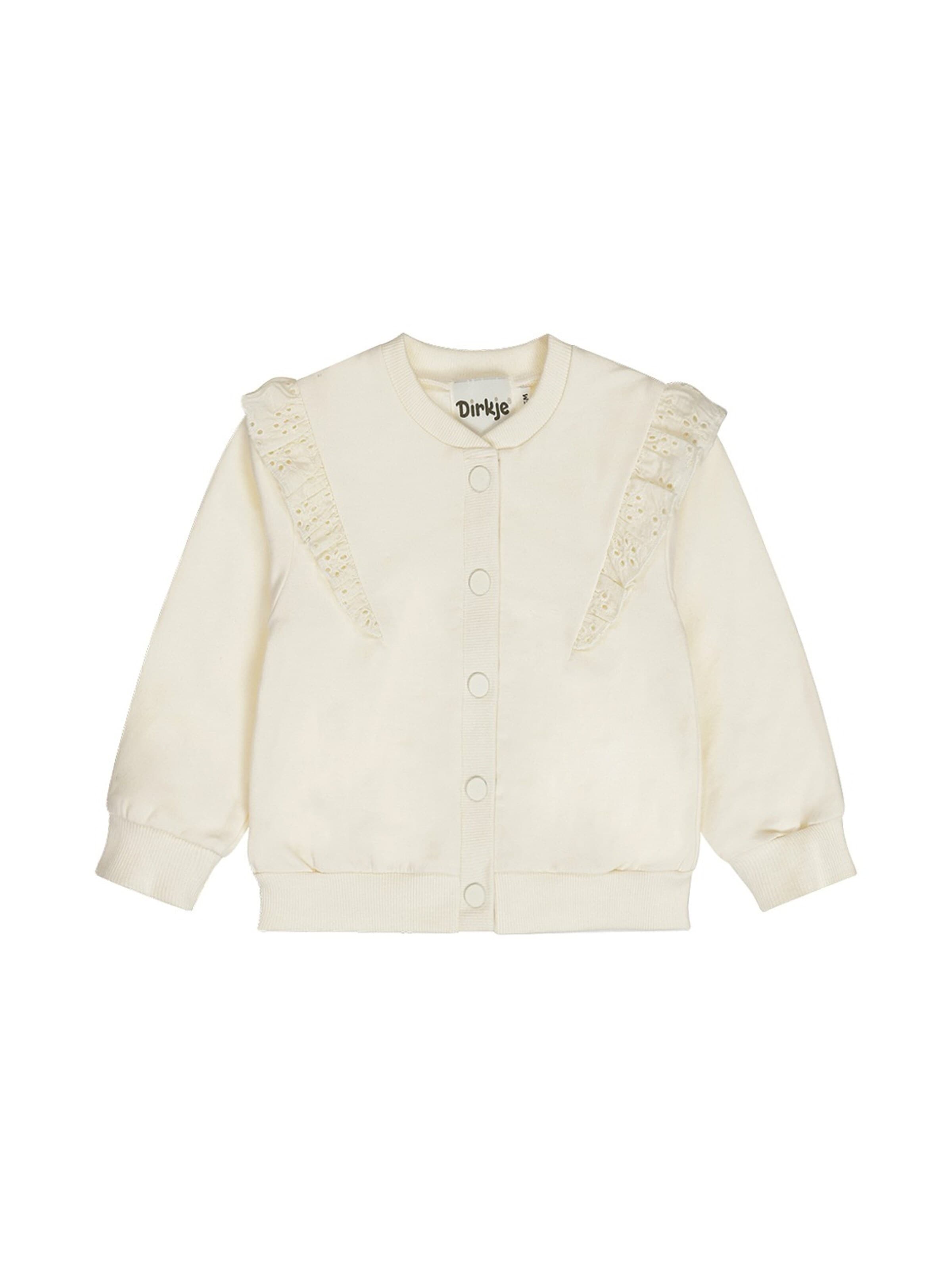 Dirkje Knit cardigan 'Cardigan, loose fit' in White: front