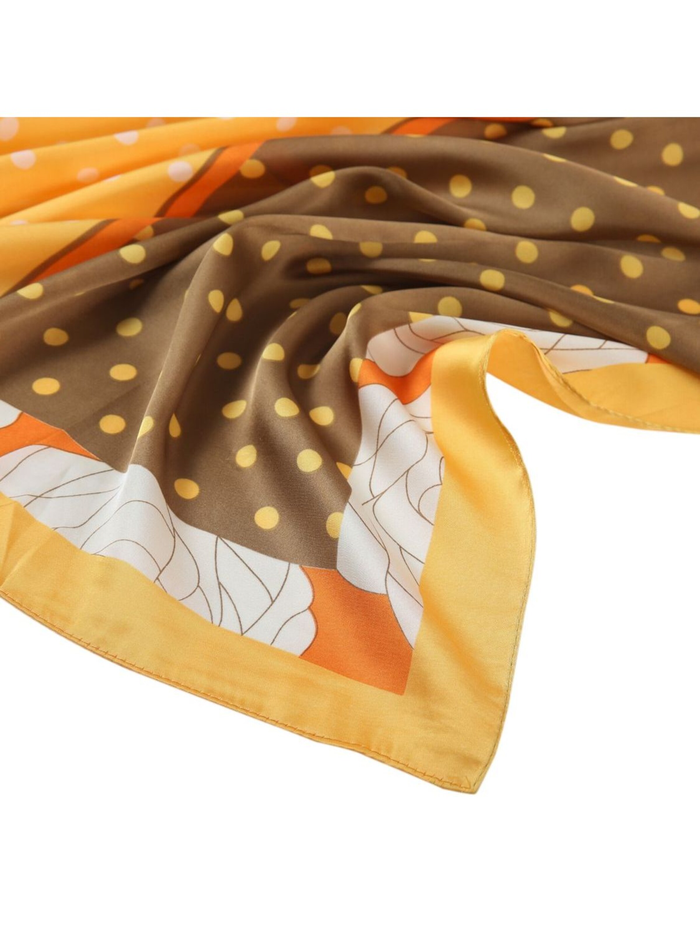 Sciarpa 'Fewpoint Zoé' di alberto cabale in giallo