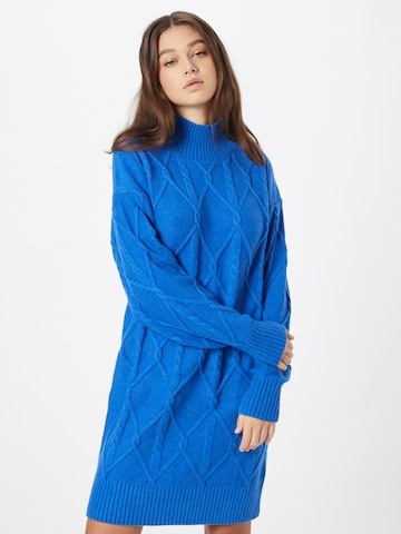 Esqualo Gebreide jurk in Blauw: voorkant