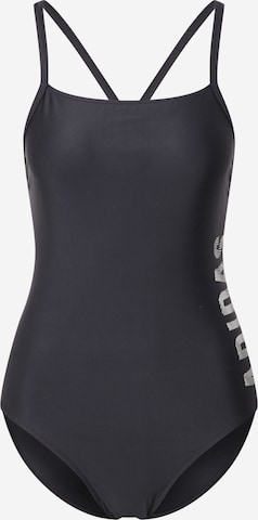 ADIDAS SPORTSWEAR Active Swimsuit 'Thin Straps Branded' in Black: front