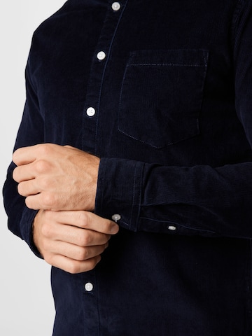 Kronstadt Regular fit Button Up Shirt 'Johan' in Blue