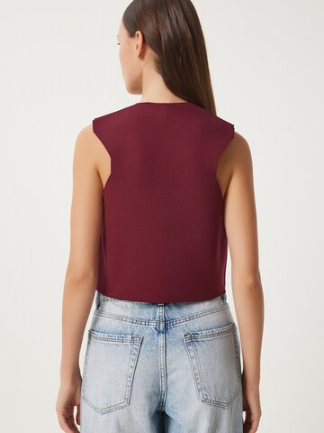 Happiness İstanbul Jakkesætsvest i rød