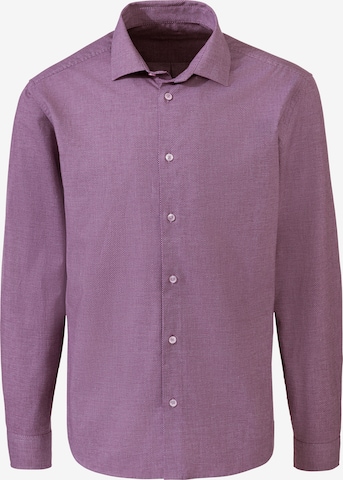 Chemise business H.I.S en violet : devant