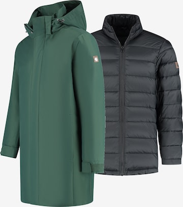 Travelin Outdoorjacke 'Hoyt' in Grün: Vorderseite