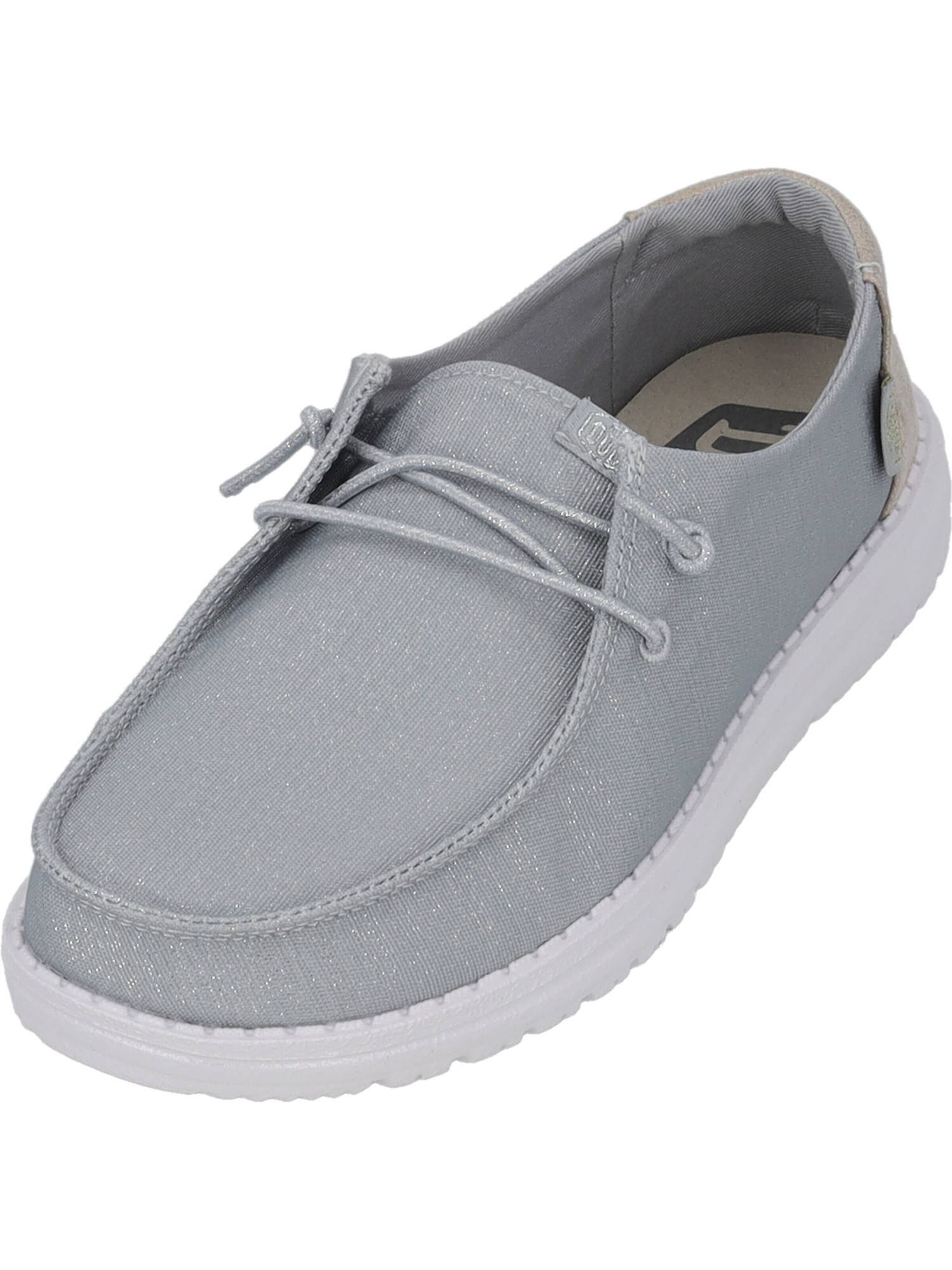 HEY DUDE Schnürschuh '40079' in Grau: Vorderseite