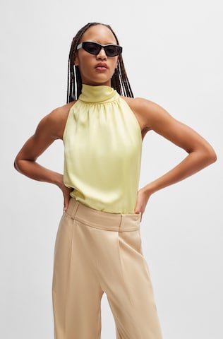 HUGO Blouse 'Carloti' in Yellow: front