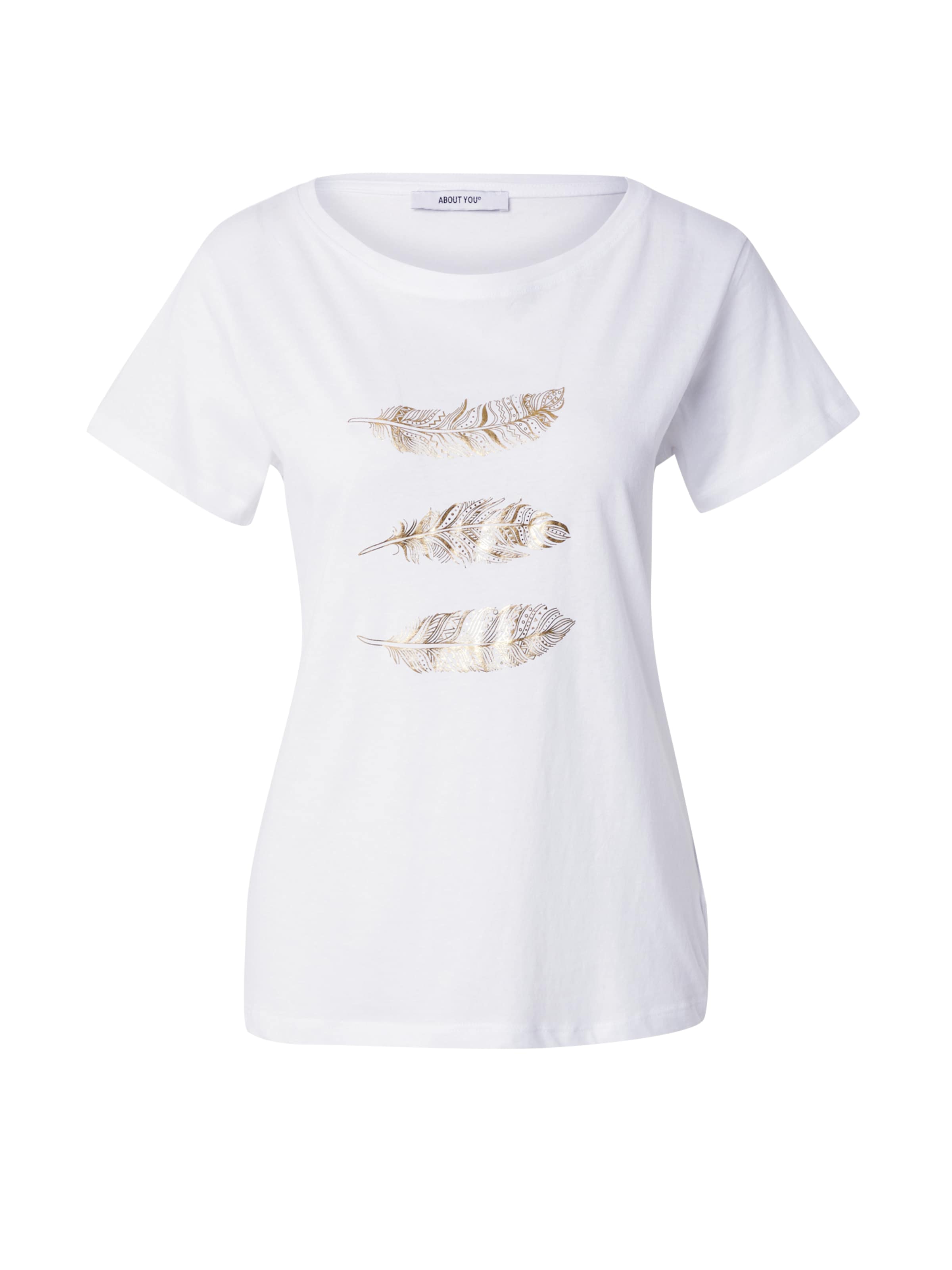 Maglietta 'Joanna' di ABOUT YOU in bianco: frontale