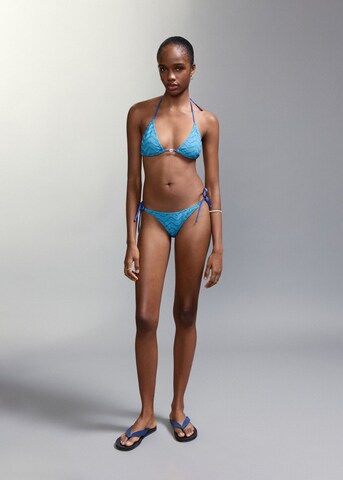 MANGO TEEN Triangle Bikini 'Valen' in Blue