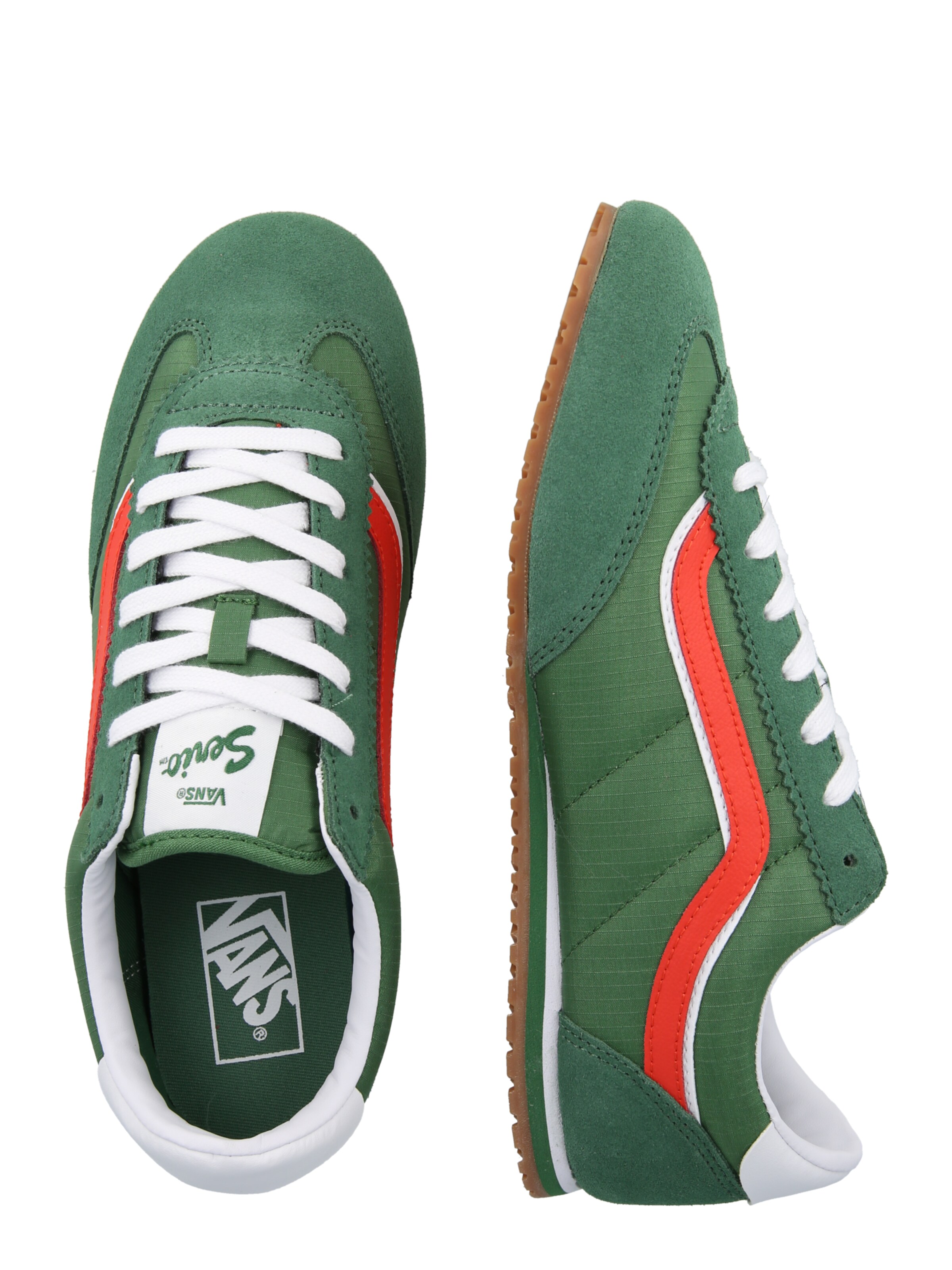 VANS - Zapatillas deportivas bajas 'Super Lowpro' en verde: lado