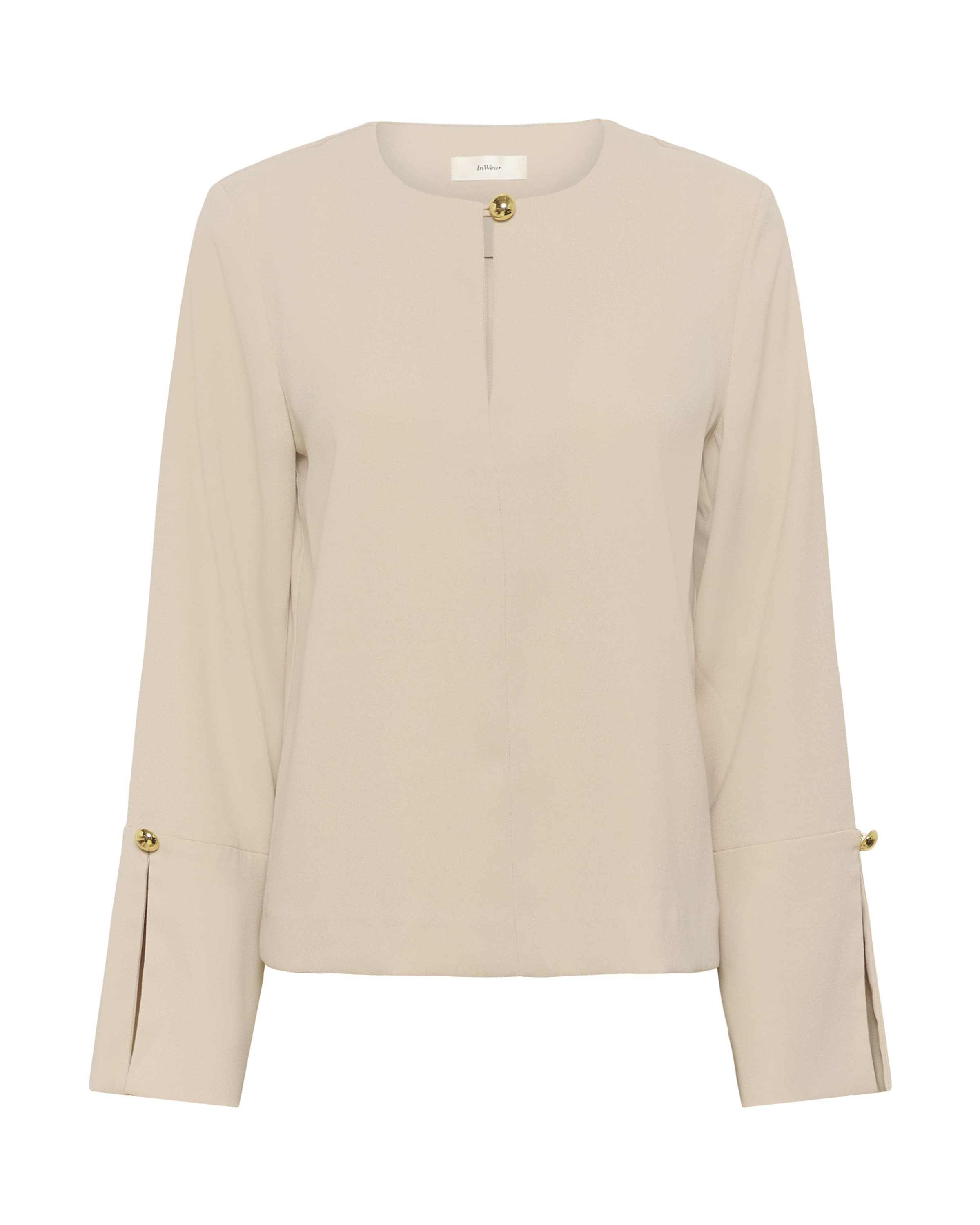 InWear Blouse 'CELIAH' in Beige: voorkant