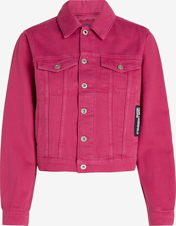 KARL LAGERFELD JEANS Prehodna jakna | roza barva: sprednja stran