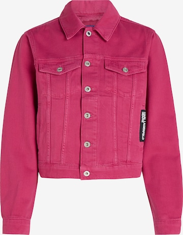 KARL LAGERFELD JEANS Overgangsjakke i rosa: forside