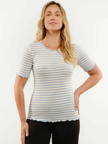 Liberte Essentiel Top ' NATALIA SS ' in Wit: voorkant