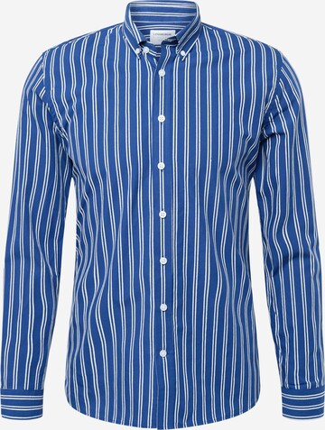 Lindbergh Regular fit Button Up Shirt in Blue: front