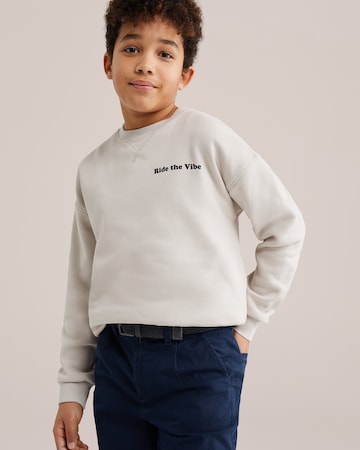 WE Fashion Majica | bež barva: sprednja stran