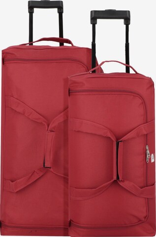 PIERRE CARDIN Travel Bag 'Vignole' in Red: front