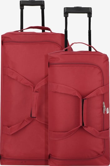 PIERRE CARDIN Sac de voyage 'Vignole' en rouge, Vue avec produit